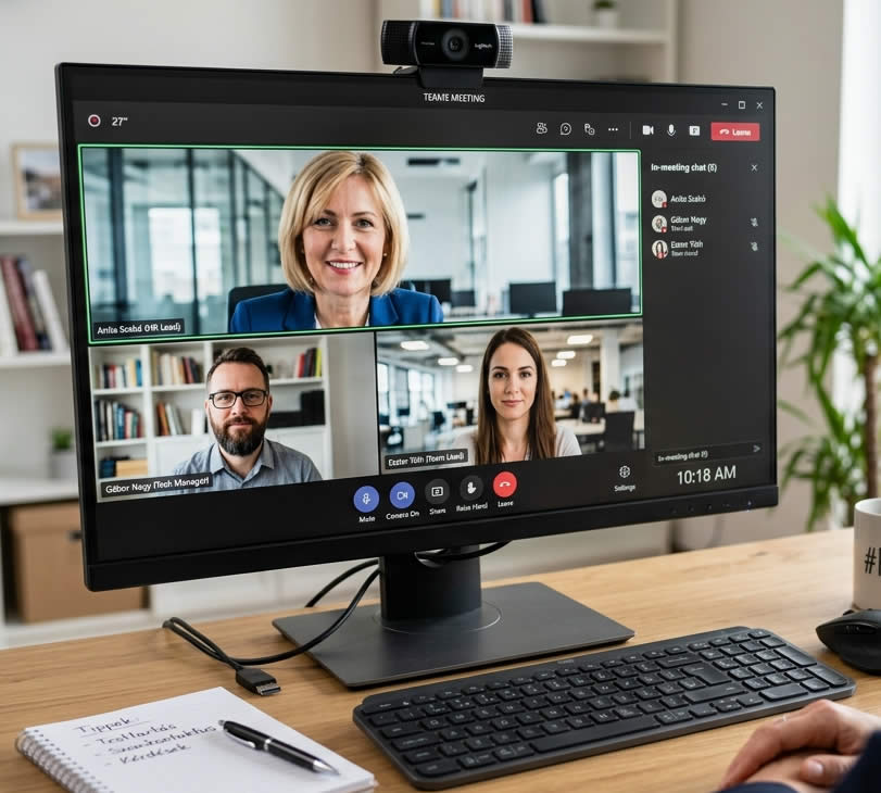 Virtuális interjú tippek Teams Zoom 2026 Magyarország